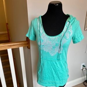 Free People Hoodie Top Sz S